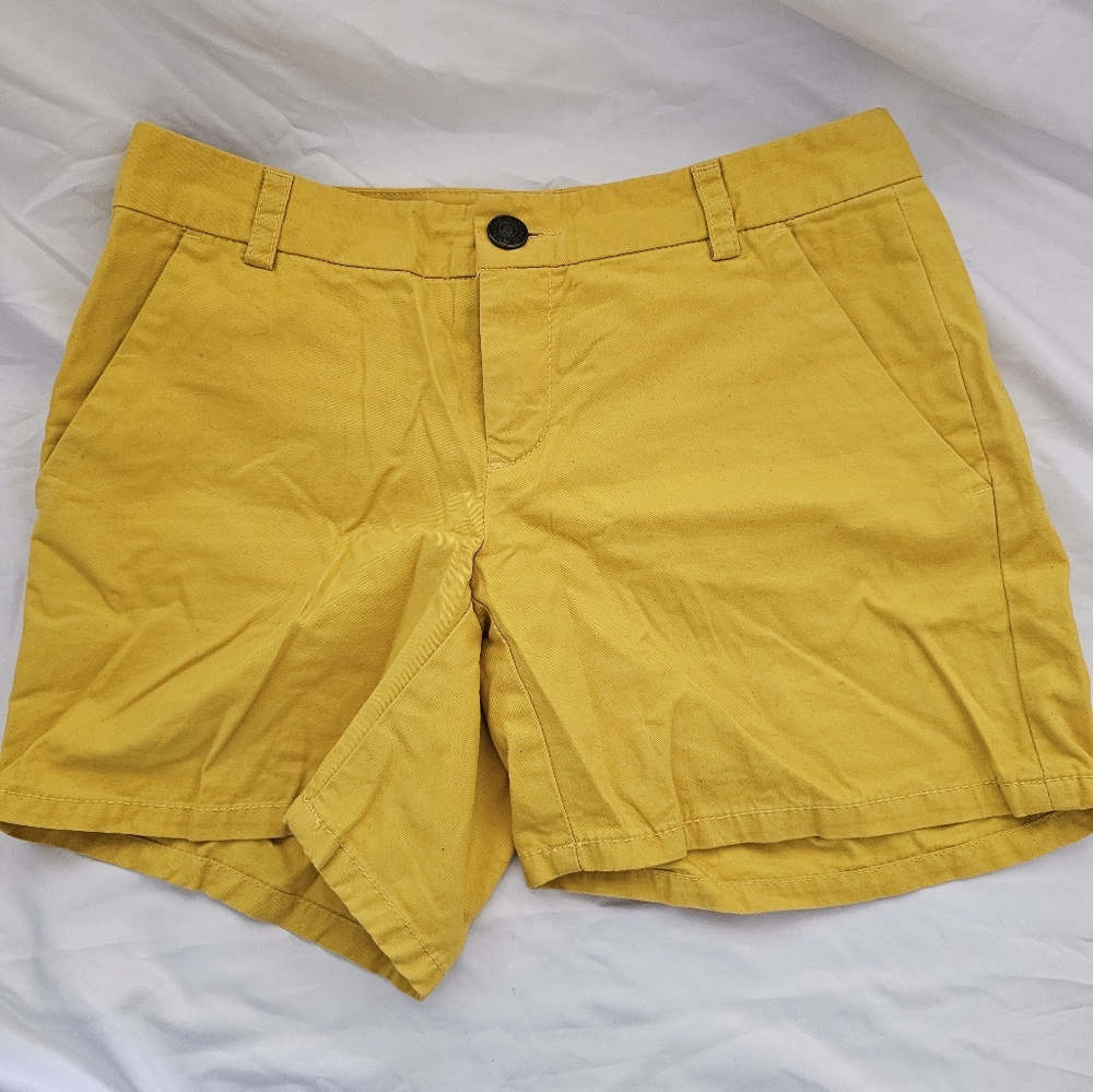 Yellow Casual Shorts